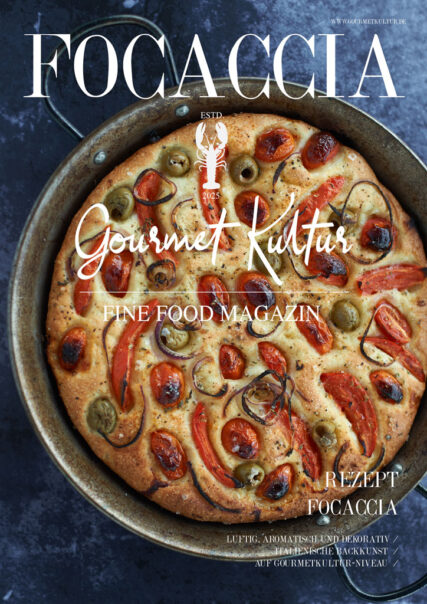 Focaccia mit Garten-Gemüse Luftig, aromatisch und dekorativ – italienische Backkunst auf Gourmetkultur-Niveau Gourmetkultur Fine Food Magazin