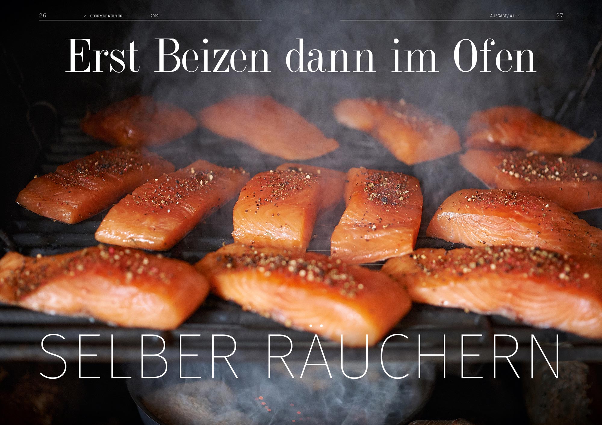 Lachs selber Räuchern Rezept Gourmetkultur Fine Food Blog